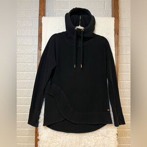 Sweaty Betty Black Cowl Women’s Medium Neck Sweater